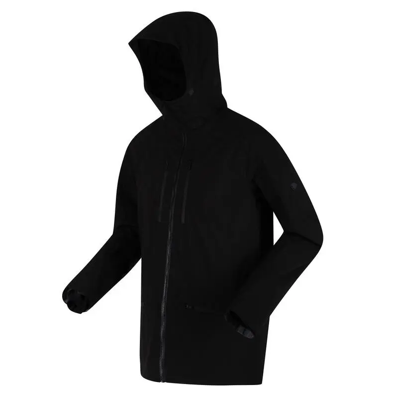 Regatta Chaqueta Impermeable Pulton II Para Hombre Negro 4 Regatta Chaqueta Impermeable Pulton II Para Hombre Negro - Imagen 4