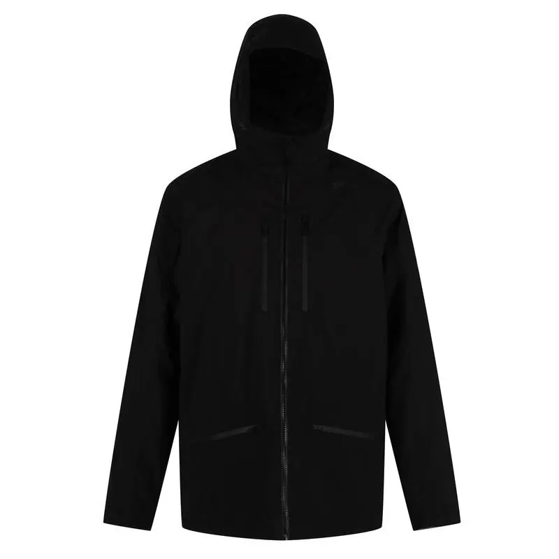 Regatta Chaqueta Impermeable Pulton II Para Hombre Negro 1 Regatta Chaqueta Impermeable Pulton II Para Hombre Negro