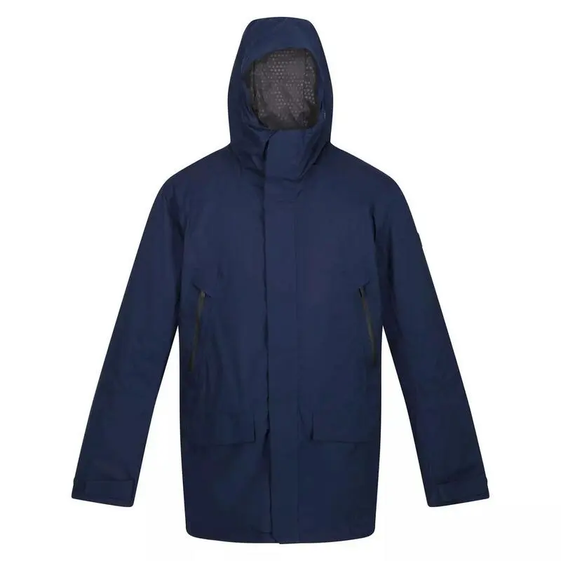 Regatta Chaqueta Impermeable Rulford Para Hombre Negro 4 Regatta Chaqueta Impermeable Rulford Para Hombre Negro - Imagen 4