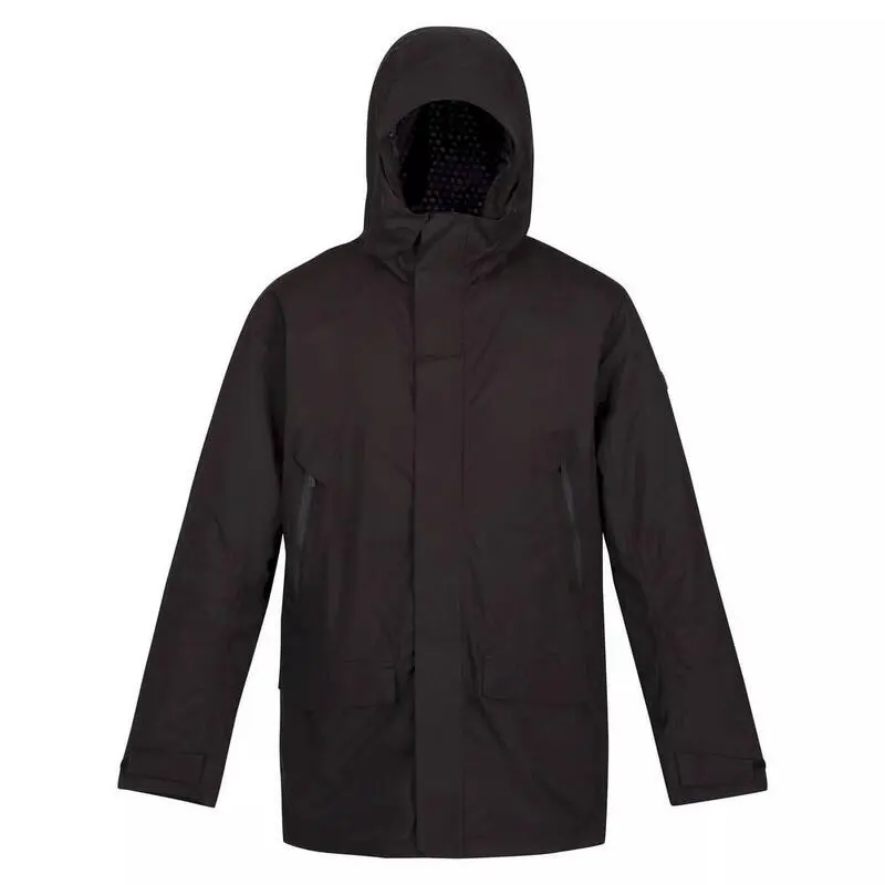 Regatta Chaqueta Impermeable Rulford Para Hombre Negro 1 Regatta Chaqueta Impermeable Rulford Para Hombre Negro