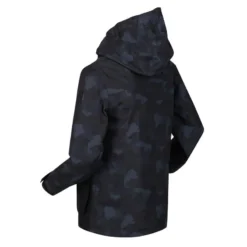 Regatta Chaqueta Impermeable Salman Camuflaje Para Niños/Niñas Negro -ZAS Ventas chaqueta impermeable salman camuflaje para niosnias negro 2