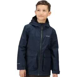 Regatta Chaqueta Impermeable Salman Para Niños/Niñas Marino -ZAS Ventas chaqueta impermeable salman para niosnias marino 2
