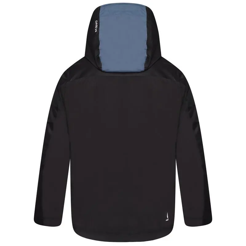 Dare 2b Chaqueta Impermeable Touchpoint II Para Hombre Negro, Gris Orión 2 Dare 2b Chaqueta Impermeable Touchpoint II Para Hombre Negro, Gris Orión - Imagen 2