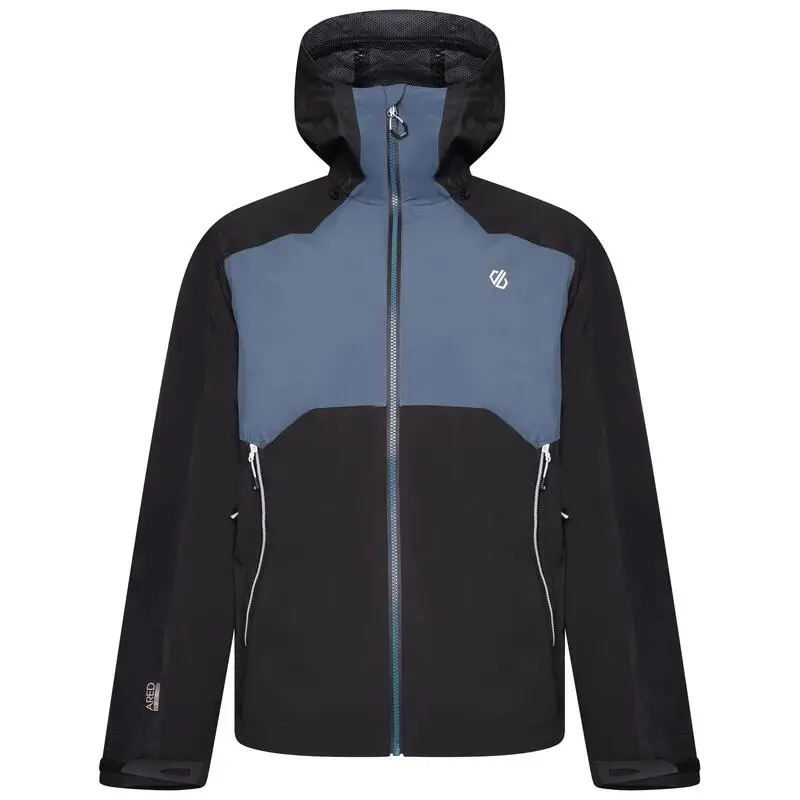 Dare 2b Chaqueta Impermeable Touchpoint II Para Hombre Negro, Gris Orión 1 Dare 2b Chaqueta Impermeable Touchpoint II Para Hombre Negro, Gris Orión