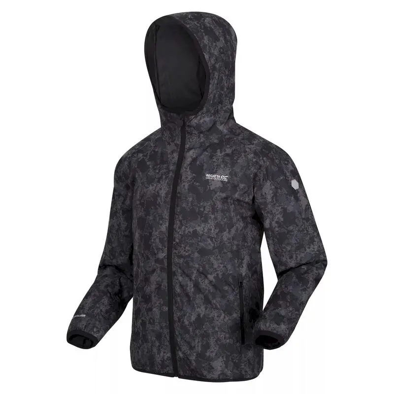 Regatta Chaqueta Impermeable Volcanics VI Camuflaje Para Niños/Niñas Gris Oscuro 3 Regatta Chaqueta Impermeable Volcanics VI Camuflaje Para Niños/Niñas Gris Oscuro - Imagen 3