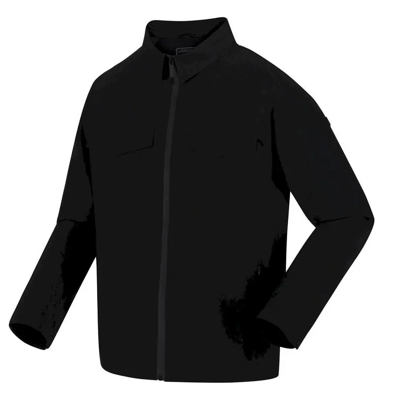 Regatta Chaqueta Impermeable Walken Para Hombre Negro 4 Regatta Chaqueta Impermeable Walken Para Hombre Negro - Imagen 4