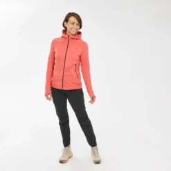 Chaqueta Polar De Montaña Y Trekking Con Capucha Mujer Quechua MH520 Naranja -ZAS Ventas chaqueta polar de montaa y trekking con capucha mujer quechua mh520 naranja 2