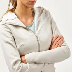 Chaqueta Polar De Montaña Y Trekking Con Capucha Mujer Quechua MH900 Blanco -ZAS Ventas chaqueta polar de montaa y trekking con capucha mujer quechua mh900 blanco 3