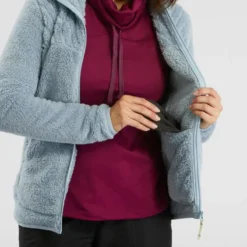 Chaqueta Polar Montaña Y Nieve Mujer Quechua SH100 U-Warm Gris -ZAS Ventas chaqueta polar montaa y nieve mujer quechua sh100 u warm gris 2
