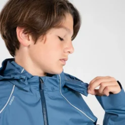 CHAQUETA RUNNING IMPERMEABLE NIÑOS - KIPRUN RAIN DENIM -ZAS Ventas chaqueta running impermeable nios kiprun rain denim 3