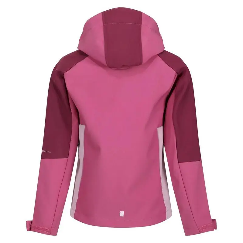 Regatta Chaqueta Softshell Eastcott II Para Niños/Niñas Violeta, Amaranth Haze 2 Regatta Chaqueta Softshell Eastcott II Para Niños/Niñas Violeta, Amaranth Haze - Imagen 2
