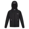 Regatta Chaqueta Softshell Maxwell Jaspeada Para Niños/Niñas Negro