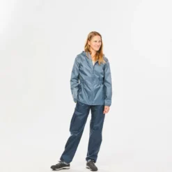 Chubasquero Impermeable De Montaña Y Trekking Mujer Quechua Raincut Azul -ZAS Ventas chubasquero impermeable de montaa y trekking mujer quechua raincut azul 2