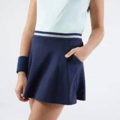Artengo Falda De Tenis Niña - TSK500 Blanco -ZAS Ventas falda de tenis nia dry azul marino
