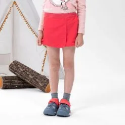 Falda Pantalón De Montaña Y Trekking Niños 2-6 Años Quechua MH100 Azul Marino -ZAS Ventas falda short de senderismo mh100 kid rosa coral nios 2 6 aos