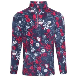 Dare 2b Forro Polar Cushy Floral Para Niños/Niñas Rosa Virtual