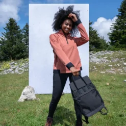 Forro Polar De Montaña Y Trekking Con Capucha Mujer Quechua MH500 Violeta -ZAS Ventas forro polar de montaa y trekking con capucha mujer quechua mh500 naranja