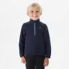 Forro Polar De Montaña Y Trekking Niños 2-6 Años Quechua MH100 Azul