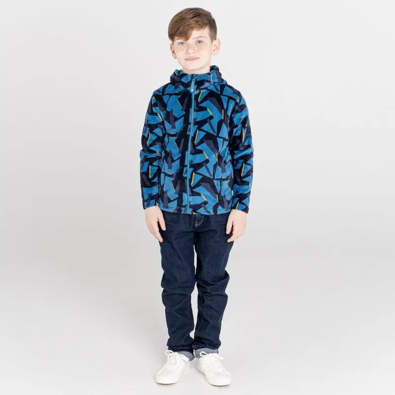 Dare 2b Forro Polar Gambol Geométrico Para Niños/Niñas Denim Oscuro 4 Dare 2b Forro Polar Gambol Geométrico Para Niños/Niñas Denim Oscuro - Imagen 4