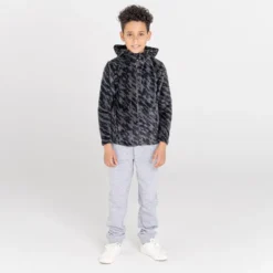 Dare 2b Forro Polar Gambol Impresión De Fragmentos Para Niños/Niñas Negro -ZAS Ventas forro polar gambol impresion de fragmentos para niosnias negro 2