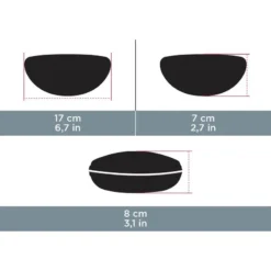 Funda Gafas Rígida Quechua Case 560 Negro -ZAS Ventas funda gafas rigida quechua case 560 negro 4