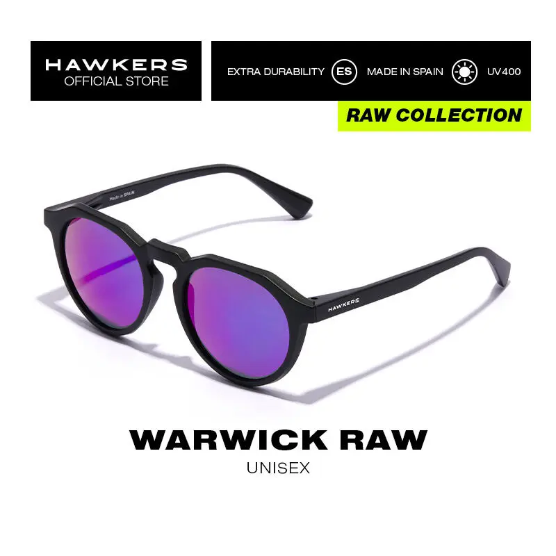 HAWKERS Gafas De Sol Para Hombre Y Mujer BLACK DARK - WARWICK RAW 6 HAWKERS Gafas De Sol Para Hombre Y Mujer BLACK DARK - WARWICK RAW - Imagen 6