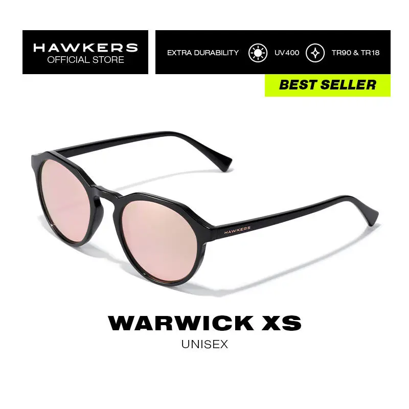 HAWKERS Gafas De Sol Para Hombres Y Mujeres WARWICK XS Black Rose Gold 1 HAWKERS Gafas De Sol Para Hombres Y Mujeres WARWICK XS Black Rose Gold