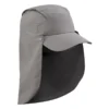 Forclaz GORRA ANTI-UV CON PROTECCIÓN NUCA MT900 GRIS