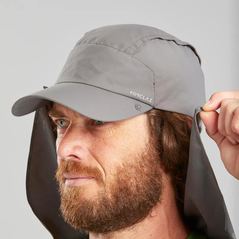 Forclaz GORRA ANTI-UV CON PROTECCIÓN NUCA MT900 GRIS 4 Forclaz GORRA ANTI-UV CON PROTECCIÓN NUCA MT900 GRIS - Imagen 4