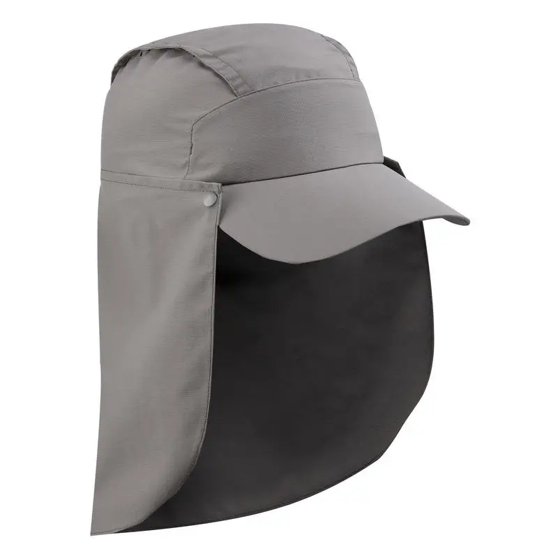 Forclaz GORRA ANTI-UV CON PROTECCIÓN NUCA MT900 GRIS 1 Forclaz GORRA ANTI-UV CON PROTECCIÓN NUCA MT900 GRIS