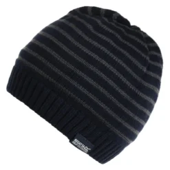 Regatta Gorro Beanie Tarley De Rayas De Forro Polar Para Niños/Niñas Marino -ZAS Ventas gorro beanie tarley de rayas de forro polar para niosnias azul marino