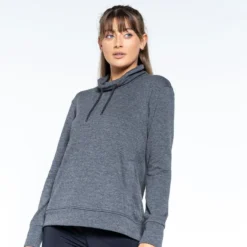 Dare 2b Jersey Crystallize Para Mujer Gris Carbón Jaspeada -ZAS Ventas jersey crystallize para mujer gris carbon jaspeada 3