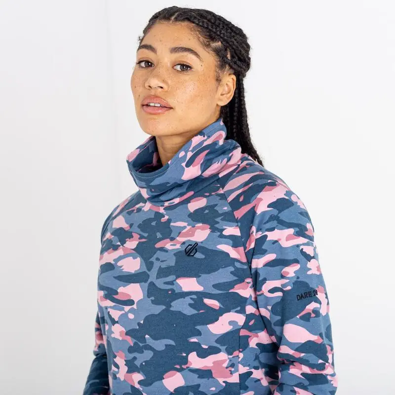 Dare 2b Jersey Offline Camuflaje Para Mujer Rosa Polvo 4 Dare 2b Jersey Offline Camuflaje Para Mujer Rosa Polvo - Imagen 4