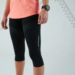 Mallas Corsario Running Mujer Sin Costuras Kiprun Care Negro -ZAS Ventas mallas corsario running mujer sin costuras kiprun care negro 2