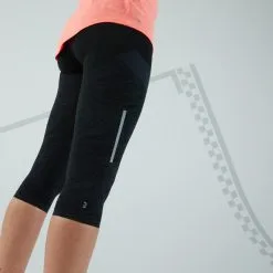 Mallas Corsario Running Mujer Sin Costuras Kiprun Care Negro -ZAS Ventas mallas corsario running mujer sin costuras kiprun care negro 3