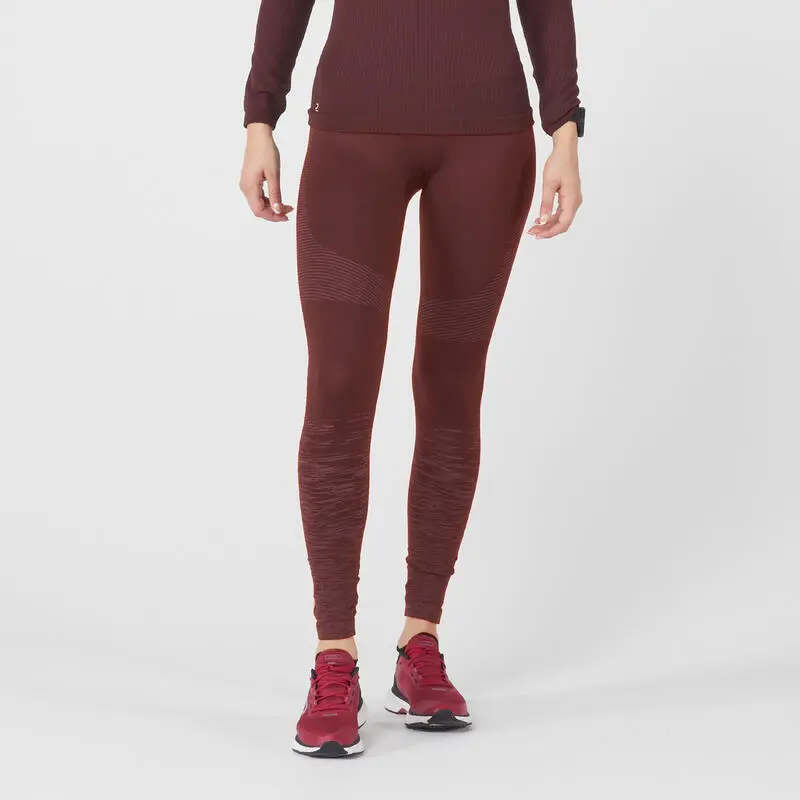 Mallas Leggings Running Sin Costuras Largas Kiprun Care Burdeos 1 Mallas Leggings Running Sin Costuras Largas Kiprun Care Burdeos