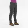 Pantalón Cargo De Montaña Y Trekking Mujer Forclaz Travel 100 Gris