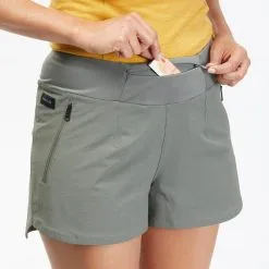 Pantalón Corto De Montaña Y Trekking Mujer Forclaz Travel 500 Verde -ZAS Ventas pantalon corto de montaa y trekking mujer forclaz travel 500 verde 4