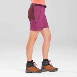 Pantalón Corto De Montaña Y Trekking Mujer Forclaz Trek500 Violeta -ZAS Ventas pantalon corto de montaa y trekking mujer forclaz trek500 violeta 2
