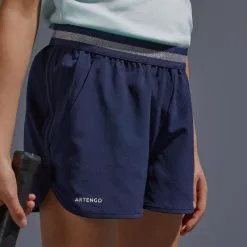 Pantalón Corto De Tenis Niña Artengo TSH 500 Negro -ZAS Ventas pantalon corto de tenis nia artengo tsh 500 marino