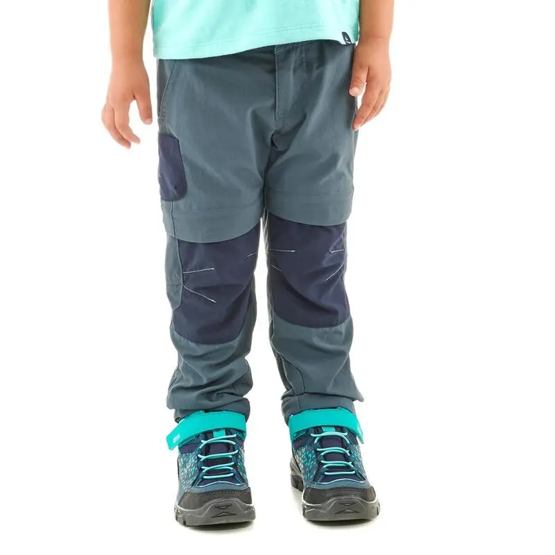Quechua Pantalón De Montaña Y Trekking Desmontable Niños 2-6 Años MH500 Gris 1 Quechua Pantalón De Montaña Y Trekking Desmontable Niños 2-6 Años MH500 Gris