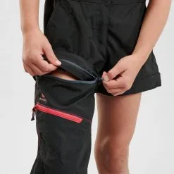 Pantalón De Montaña Y Trekking Desmontable Niños 7-15 Años Quechua MH500 Negro -ZAS Ventas pantalon de montaa y trekking desmontable nios 7 15 aos quechua mh500 negro 3