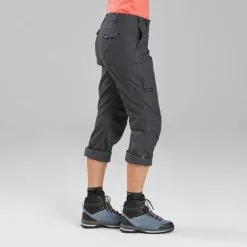 Pantalón De Montaña Y Trekking Mujer Forclaz Travel 100 Gris -ZAS Ventas pantalon de montaa y trekking mujer forclaz travel 100 gris 3