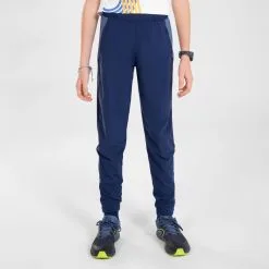 Kalenji Pantalón De Running Con Cremallera Niños - KIPRUN DRY+ Marino Denim Azul