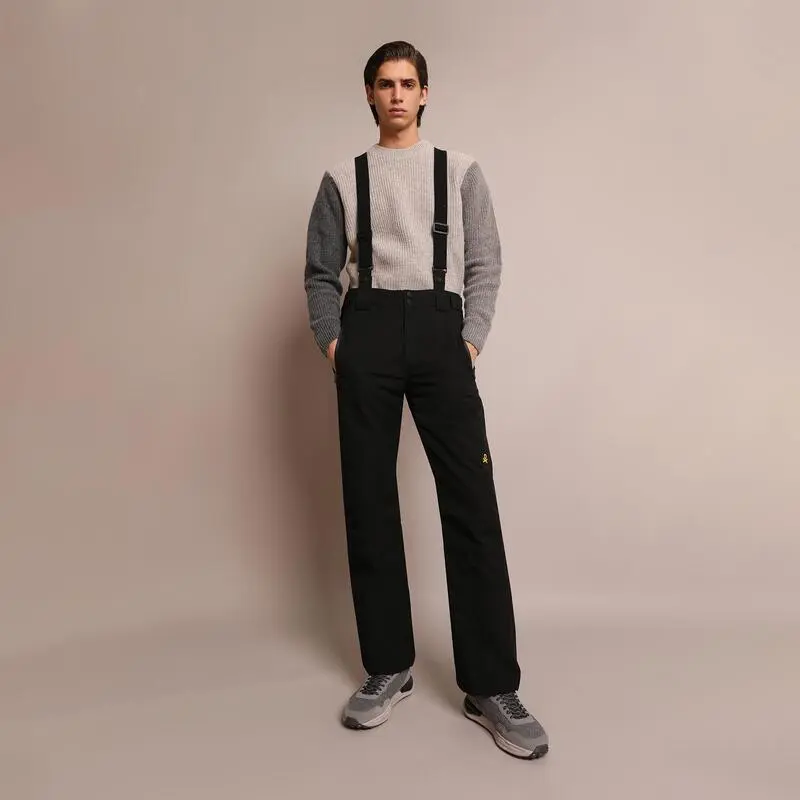 Pantalón Esquí Regular Tirantes Ajustables Hombre SCALPERS ADN SKI PANT Negro 2 Pantalón Esquí Regular Tirantes Ajustables Hombre SCALPERS ADN SKI PANT Negro - Imagen 2