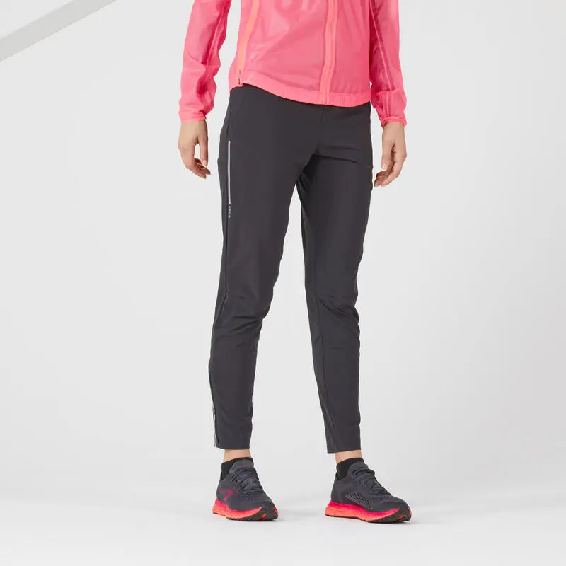 PANTALÓN RUNNING MUJER AJUSTADO - KIPRUN LIGHT NEGRO 1 PANTALÓN RUNNING MUJER AJUSTADO - KIPRUN LIGHT NEGRO