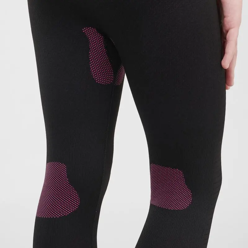 Pantalón Térmico Interior De Esquí Y Nieve Niños 6-14 Años Wedze 580 Soft Negro 4 Pantalón Térmico Interior De Esquí Y Nieve Niños 6-14 Años Wedze 580 Soft Negro - Imagen 4