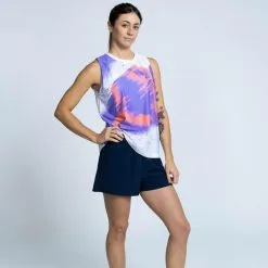 THE RUNNING REPUBLIC Pantalones Cortos De Tenis Y Pádel De Poliéster Reciclado Mujer TRR Azul -ZAS Ventas pantalones cortos de tenis y padel de poliester reciclado mujer trr azul 2