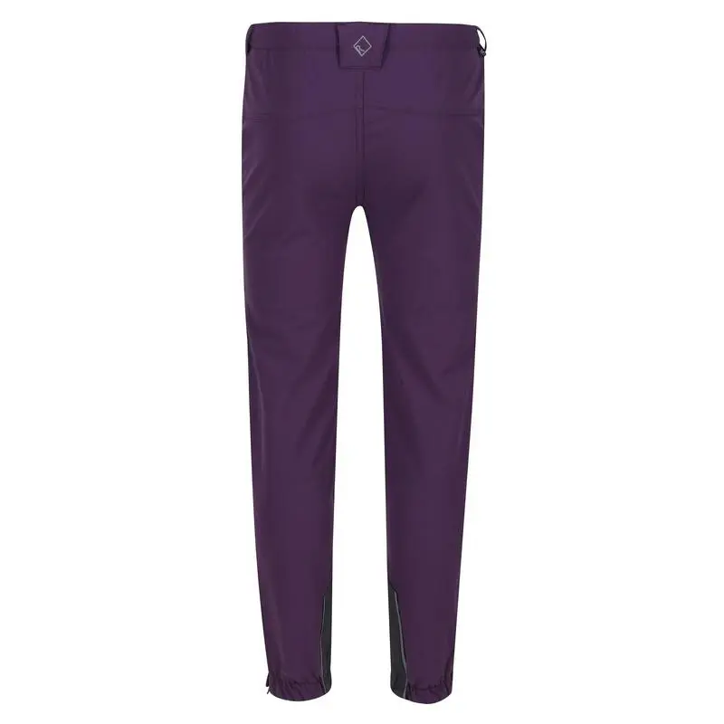 Regatta Pantalones Tech Mountain Senderismo Para Niños/Niñas Berenjena Oscura 2 Regatta Pantalones Tech Mountain Senderismo Para Niños/Niñas Berenjena Oscura - Imagen 2