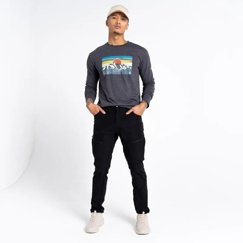 Dare 2b Pantalones Tuned In II Multibolsillos De Senderismo Para Hombre Negro 4 Dare 2b Pantalones Tuned In II Multibolsillos De Senderismo Para Hombre Negro - Imagen 4